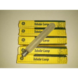GE Lot of 5 - GE Tubular Lamps FG648-Y 3806504 20W Frosted Bulbs NEW