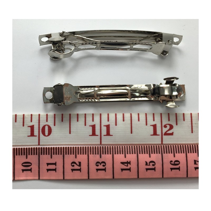 20pcs 60mm French Barrette Hair Clips for DIY Craft Project