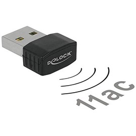 Delock 12461 WLAN Stick USB2.0 2dBi Nano Dongle 2,4+5 GHz