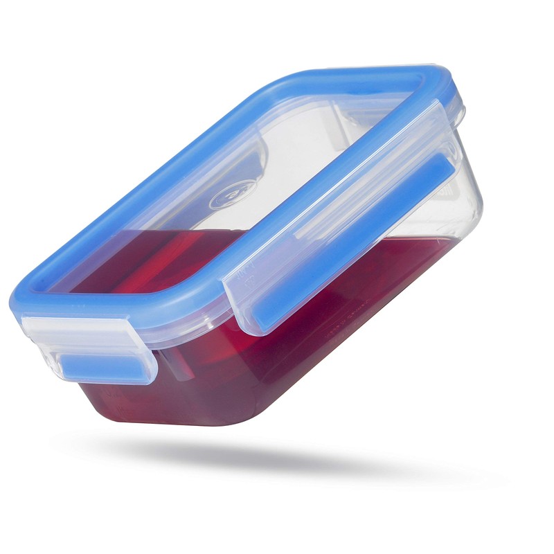 Emsa 508543 Clip & Close Rectangular Food Storage Container with