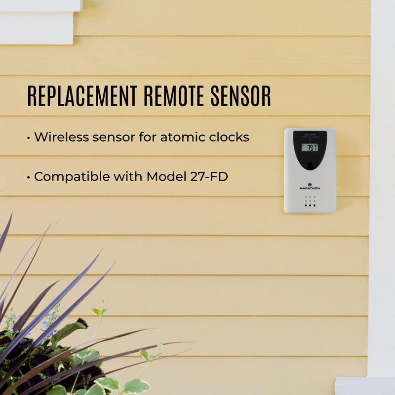 Marathon Replacement Remote Outdoor Sensor - Monitors Indoor & Outdoor