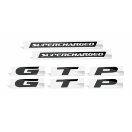 GTP Badge Overlay Decal - 1997-2002 Grand Prix GTP - (Color: Reflective Black)