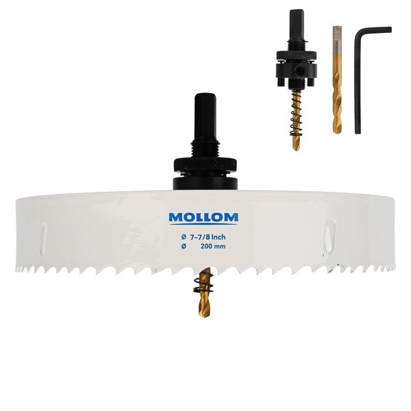 Mollom (200mm | 7-7/8") HSS M42 with 8% Cobalt BI-Metal