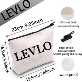 LEVLO Ralph Movie Cosmetic Bag Ralph and Vanellope Fans Gift I'm Gonna Wreck It Makeup Zipper Pouch Bag(I'm Gonna Wreck)