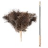 Retractable Feather Duster Ostrich Feathers Anti-Static Reusable Eco-Friendly Handheld Cleaning