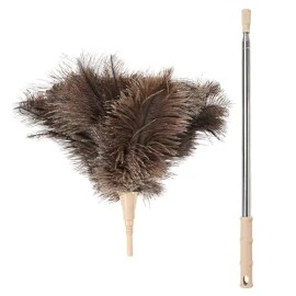 Retractable Feather Duster Ostrich Feathers Anti-Static Reusable Eco-Friendly Handheld Cleaning for Keyboard Home Car Officecolor: Style E