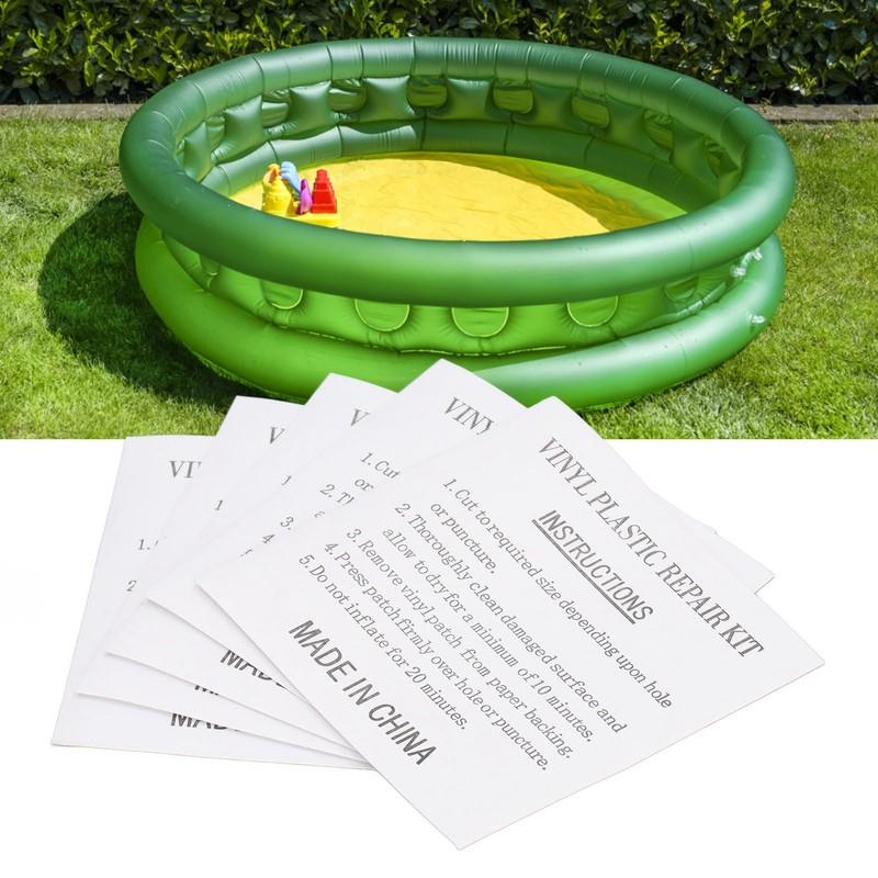 50Pcs Swimming Pool Transparent Repair Sticker Self Adhesive Repair Patch