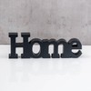 levandeo Love Home Relax Lettering Black MDF Letters Wooden Decorative