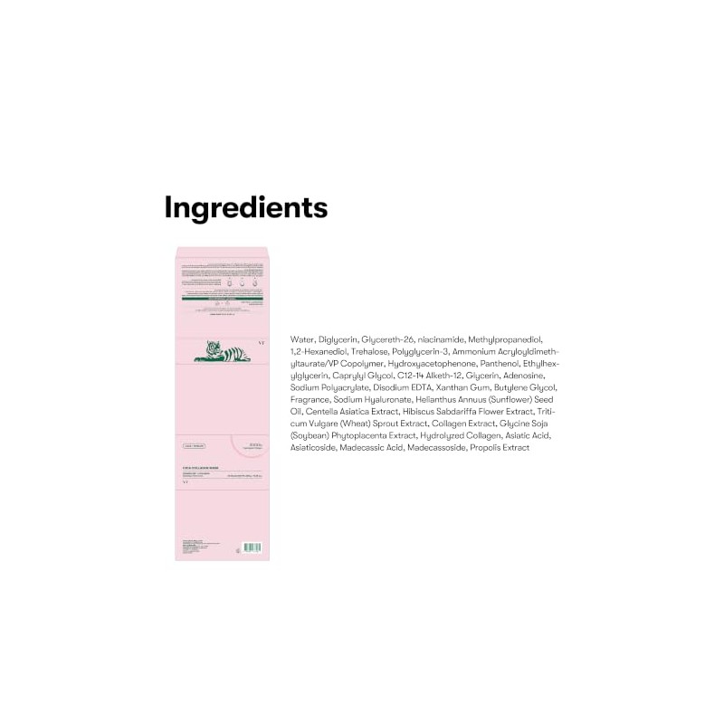 Cica Collagen Mask by Vt Cosmetics for Women - 30