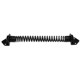 13" Gate Spring Self Closing Door Spring Heavy Duty Hardware for Wooden and Vinyl Fence - Adjustable Tension, in Black