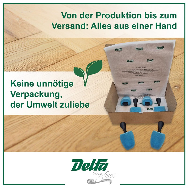 DELFA Shoe Tree Foam Shoe Shaper Shoe Stretcher, lightblue