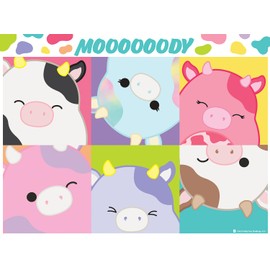 Buffalo Games - Squishmallow - Moooooody - 400 Piece Jigsaw Puzzle for Families Challenging Puzzle Perfect for Family Time - 400 Piece Finished Size is 21.25 x 15.00