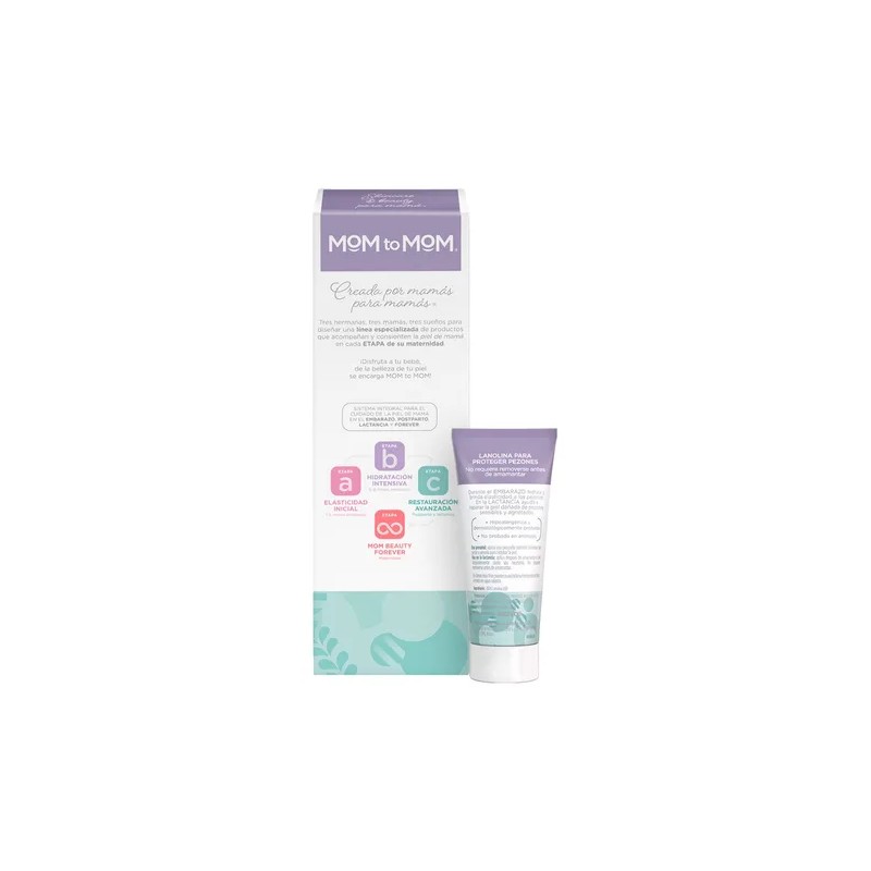 Mom to Mom Lanolina Protectora de Pezones para Lactancia, 20g