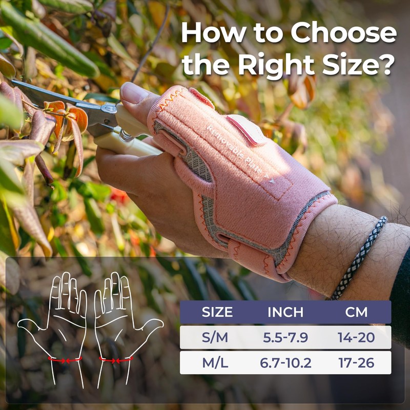CURECARE Thumb Brace Right & Left, Universal Thumb Splint with
