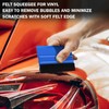WRAPXPERT Blue Felt Squeegee Kit, 2 Pcs Vinyl Squeegee for