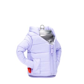 Puffin - The Puffy Beverage Jacket - Insulated 12 oz Can Cooler I Beer Bottle & Soda Can Insulator, Keep Drinks and Beverages Cold - Lavender