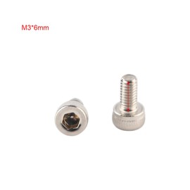100pcs 304 Edelstahl Sechskant Sockel Kappen Kopf Schrauben Befestigung, M3 x 6,8,10,12,14,16,18,20,22,25,30mm(M3*6)