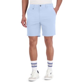 Ben Sherman Mens Four Way Stretch Tech Golf Shorts, Light Blue, 34 US