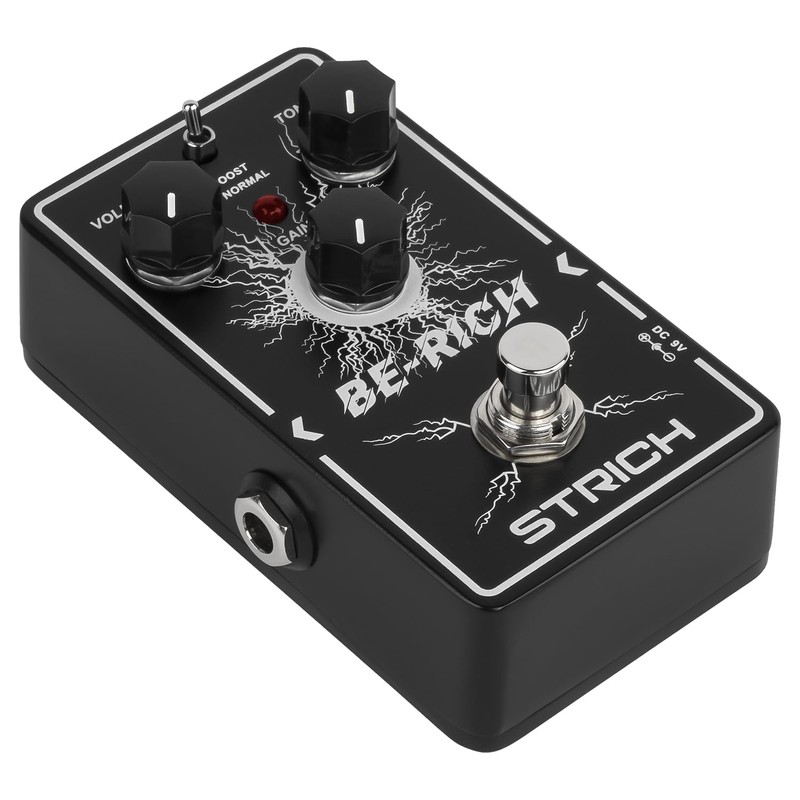 STRICH BE-RICH Tube Overdrive Distortion Pedal for Electric Guitar, Compact