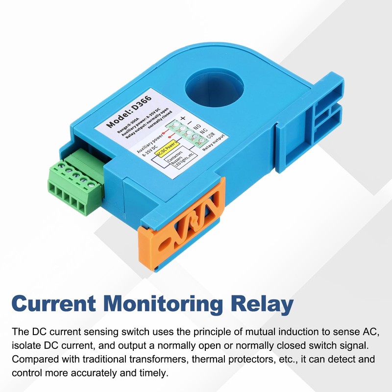 sourcing map Miniature Current Switch 8-35V 0-300A DC Current Sensing