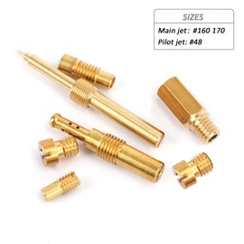 For Kawasaki KX250F (2004-2010)/ KX450F (2006-2009)/ KLX 450R (2008-2009) ATV Carburetor Carb Rebuild Repair Kit