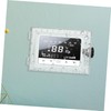 Gadpiparty Thermostat Lock Box Acrylic Wall Mount Cover Transparent Protector