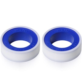 MEBMIK Teflon Tape,PTFE Plumbers Tape,for Sealing,Plumbing,Sealant,Thread Seal for Shower Head,Water Pipe,Prevent Leakage,(2 Rolls,1/2 Inch X 520 Inches).