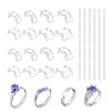 22 Pack Invisible Ring Size Adjuster for Loose Rings,2 Styles