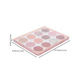 Baluue Color Eyeshadow Palette Sparkling Shimmer and Matte Shades for Nightclubs and Parties Versatile Makeup Tray for All Your Eye Makeup Needs