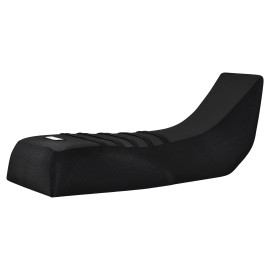Yamaha 1998-2001 Yamaha Grizzly 600 Gripper Seat Cover  all BLACK/BLACK ribs #382