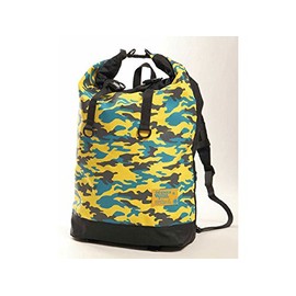 [デグナー] 光を反射する迷彩リフレクター マルチプルレインバッグ 50x34x18cm 30L イエローカモ NB-122 YECM