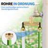 timoplus Wasserhahn Wasserverteiler, Verl?ngerter Griff, 3/4 Zoll Messing Wasseranschluss Verteiler?Verteiler