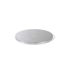 Decora Round Cakeboard, 34 x 1.2 cm, Fiber Silver, 30 x 34 x 1.2 cm
