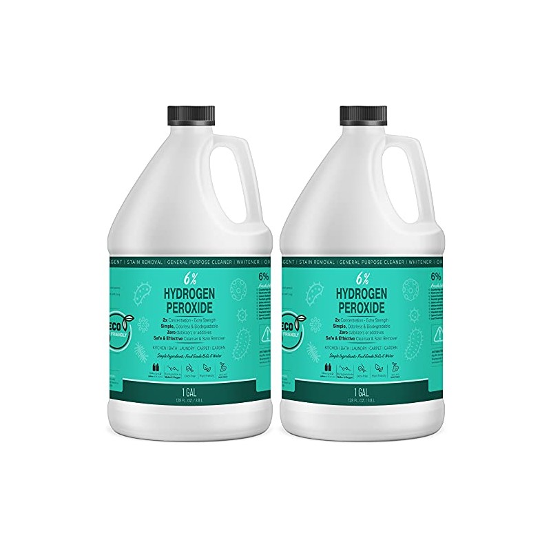 Maxtite 6% Concentrated Food Grade Hydrogen Peroxide, 2 Gallons of