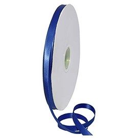 Morex Ribbon Double-Face Satin Ribbon, 3/8 inch by 100 Yards, Royal Blue, 08809/00-350