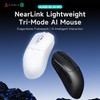 AJ200NLMC AI Gaming Mouse,61g Lightweight Tri-Mode Wireless Mouse with NearLink