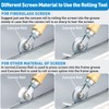 HOMWMPA Window Screen Repair Kit, Screen Spline, Screen Roller Tool,