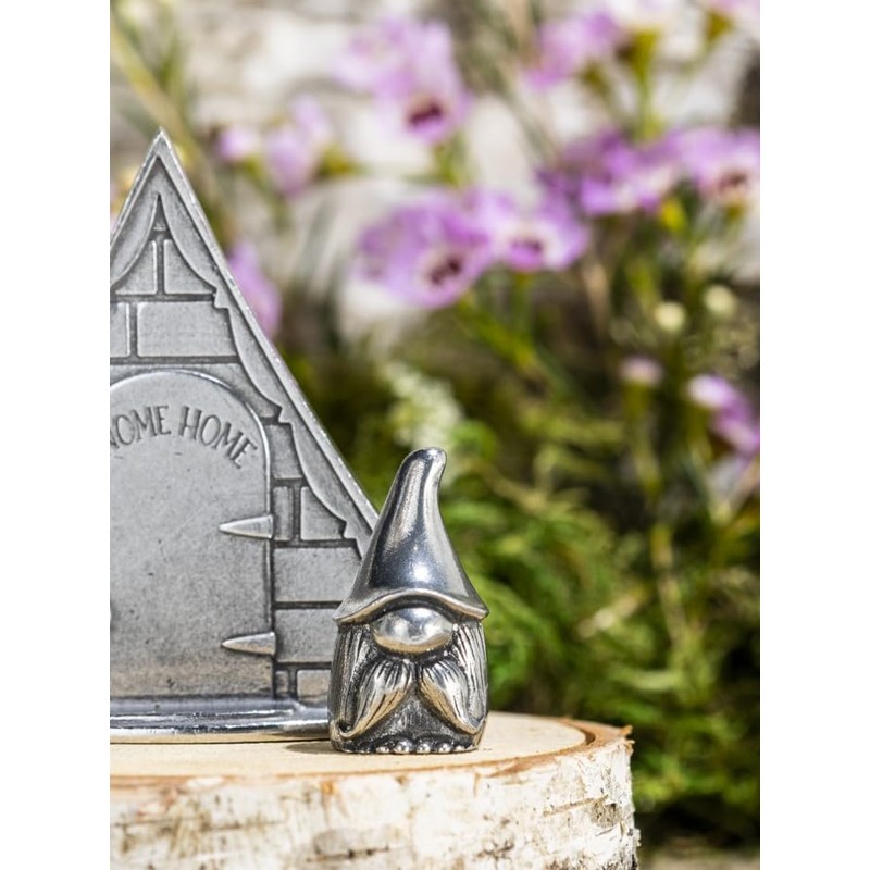 DANFORTH Gron Pewter Gnome | Collectible Miniature Figurine | Made