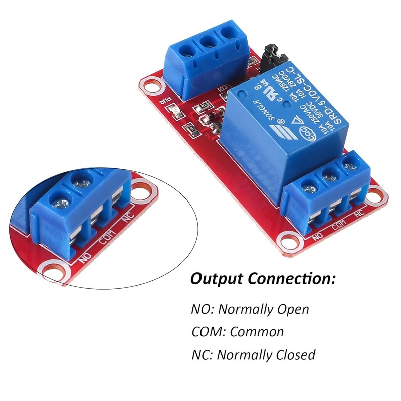 GTIWUNG Pack of 10 One Channel Relay Module 5 V,