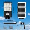 3200W Solar Flood Lights Outdoor [25000LM Super Bright] with Motion