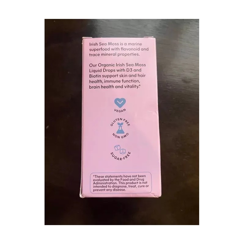 Lemme Sea Moss Liquid Drops Organic Irish Sea Moss