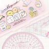 San-X Sumikko Gurashi SQ89002 Happy School Ruler, Protractor, Triangular Ruler