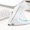 2.4G BT Dual-mode Wireless Vertical Mouse Rechargeable Mouse RGB streamer
