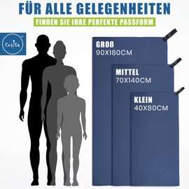 Cozita Microfiber Towel, Super Soft and Extremely Absorbent, Quick Drying, Machine Washable, Multipurpose Travel Towel, Gym Towel, Beach Towel - Bath Towel 40 x 80 cm