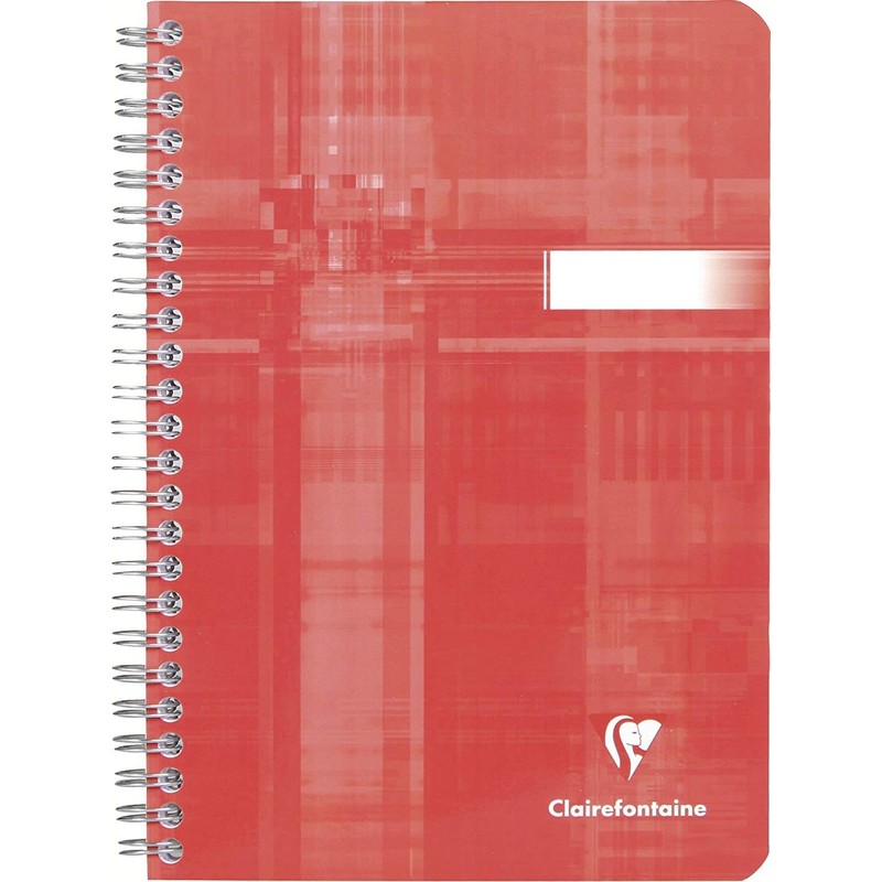 Set of 3 Clairefontaine Wirebound Graph Notebook (6 x 8