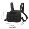 Chest Pack For Men,Oxford Cloth Portable Running Chest Bag 20L
