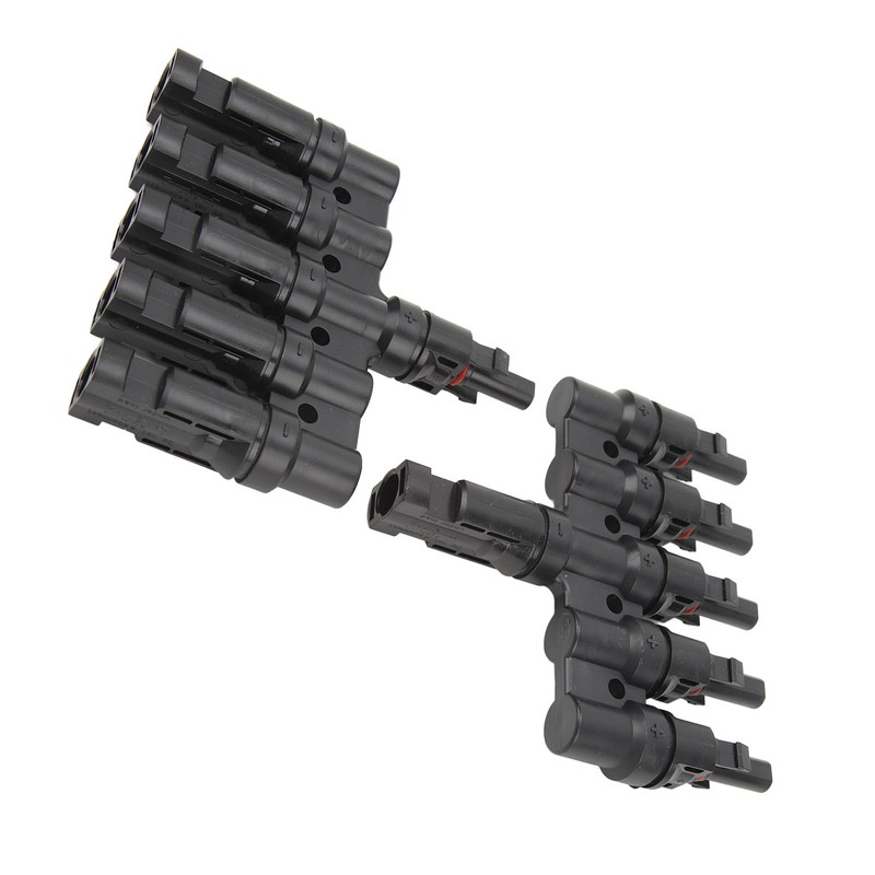 Solar T Branch Connector 1 to 5 PPO IP67 Waterproof