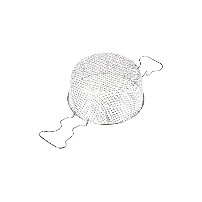 IBILI Frying Basket with Two Side Handles, Tinplate, Silver, 23