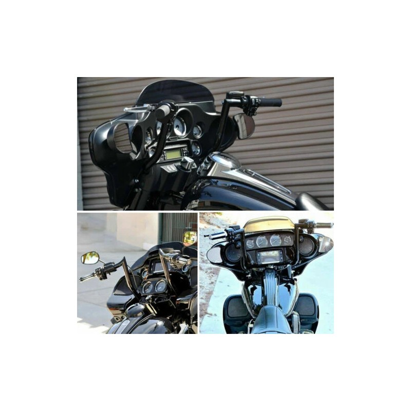 MPP 12" Rise Ape Hangers Handlebar For Harley Touring Road