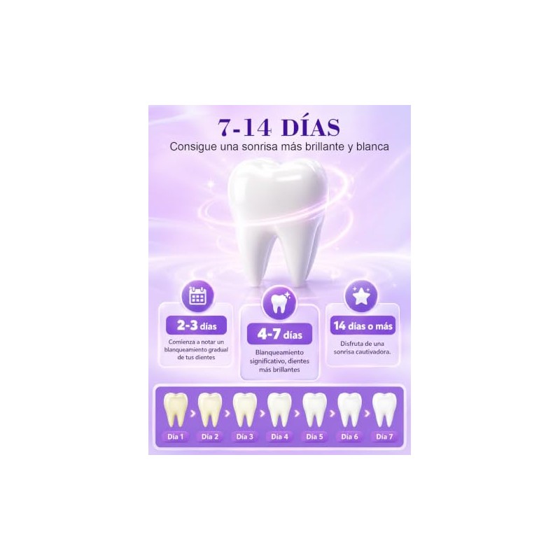 Tiras Blanqueadoras Dientes Piezas Whitening Strips Limpia Blanquea Eficazmente Elimina